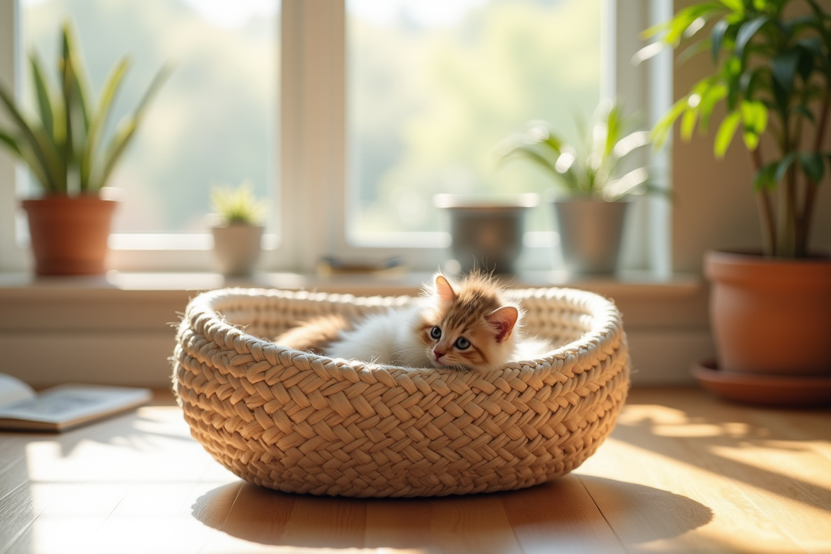 panier chaton